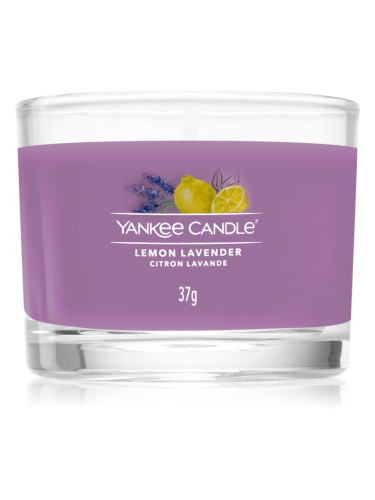 Yankee Candle Lemon Lavender вотивна свещ glass 37 гр.