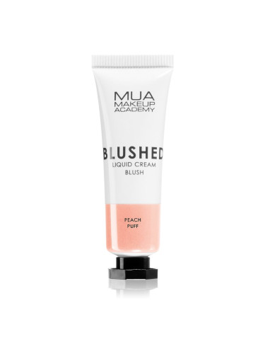 MUA Makeup Academy Blushed Liquid Blusher течен руж цвят Peach Puff 10 мл.