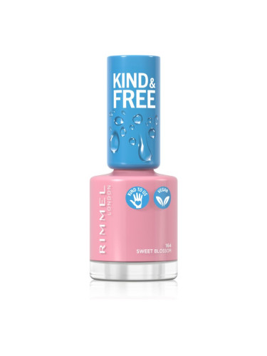 Rimmel Kind & Free лак за нокти цвят 164 Sweet Blossom 8 мл.