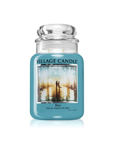 Village Candle Rain ароматна свещ (Glass Lid) 602 гр.
