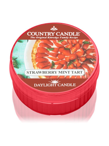 Country Candle Strawberry Mint Tart чаена свещ 42 гр.