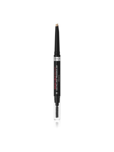 L’Oréal Paris Infaillible 24h Filling Triangular Pencil прецизен молив за вежди водоустойчив цвят 07 Blonde 1 мл.