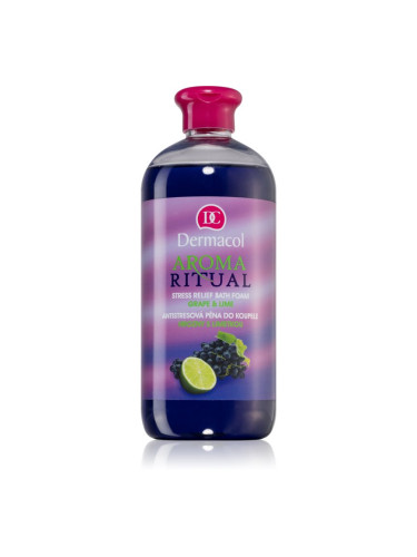 Dermacol Aroma Ritual Grape & Lime антистрес пяна за вана 500 мл.