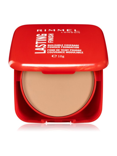 Rimmel Lasting Finish Buildable Coverage нежна компактна пудра цвят 002 Pearl 7 гр.