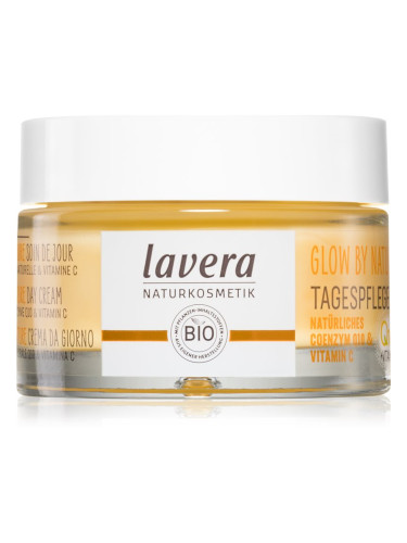 Lavera Glow by Nature освежаващ дневен крем с витамин С 50 мл.