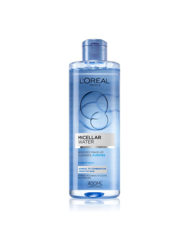 L’Oréal Paris Micellar Water мицеларна вода за нормална към смесена чувствителна кожа 400 мл.