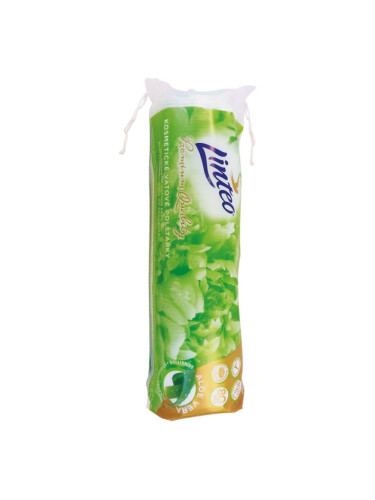 Linteo Premium тампони за почистване на грим Aloe Vera 80 бр.