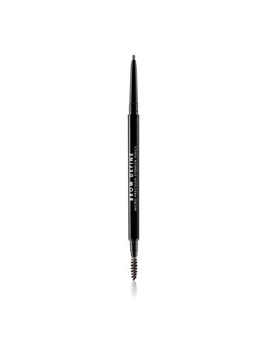 MUA Makeup Academy Brow Define прецизен молив за вежди с четка цвят Grey 0.05 гр.