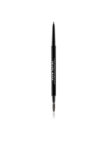 MUA Makeup Academy Brow Define прецизен молив за вежди с четка цвят Grey 0,3 гр.