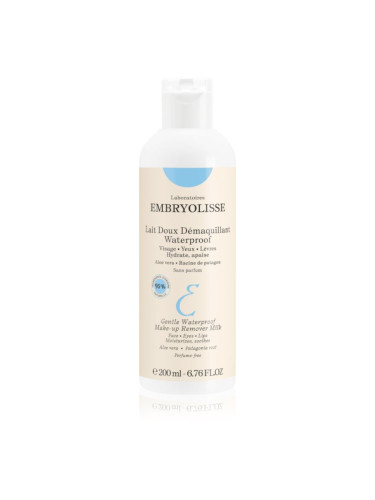 Embryolisse LAIT DOUX DÉMAQUILLANT WATERPROOF хидратиращо и овлажняващо мляко за всички типове кожа на лицето 200 мл.
