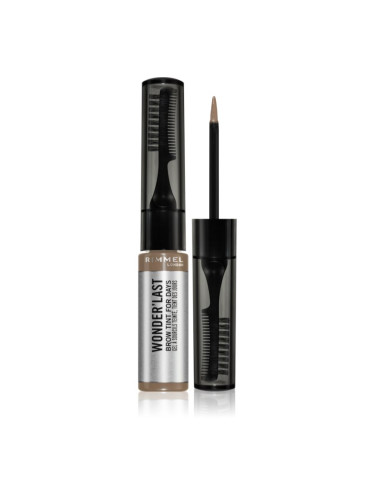 Rimmel Wonder'Last полуперманентна гел боя за вежди цвят 001 Blonde 4.5 мл.