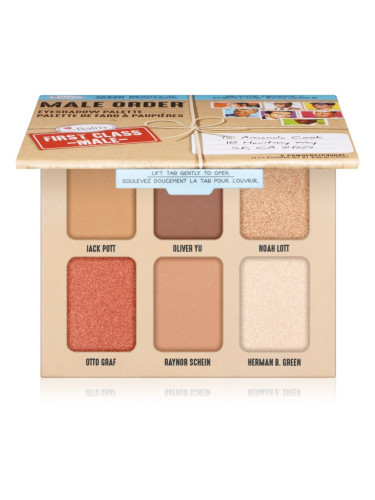 theBalm Male Order® First Class Male палитра сенки за очи 13,2 гр.