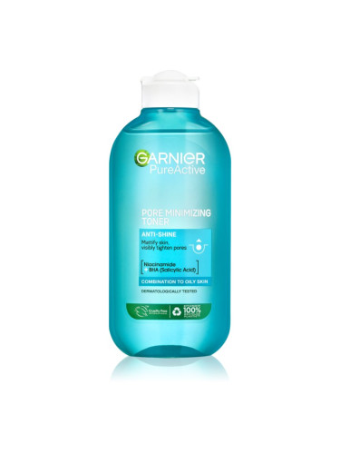 Garnier Pure Active почистващ тоник за проблемна кожа, акне 200 мл.