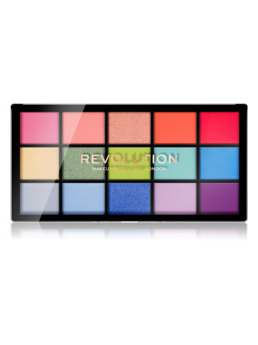 Makeup Revolution Reloaded палитра от сенки за очи цвят Sugar Pie 15x1,1 гр.