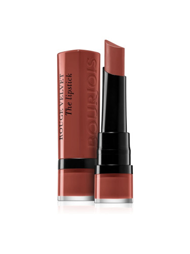 Bourjois Rouge Velvet The Lipstick матиращо червило цвят 24 Pari'sienne 2,4 гр.