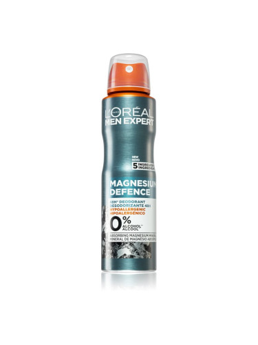 L’Oréal Paris Men Expert Magnesium Defence дезодорант в спрей за мъже 150 мл.