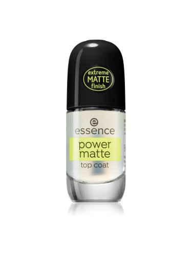 Essence Power Matte топ гел-лак с матов ефект 8 мл.