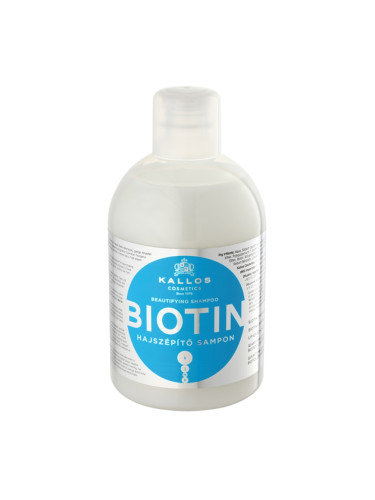 Kallos Biotin шампоан за тънка, слаба и късаща се коса 1000 мл.