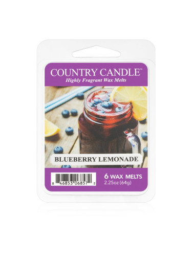 Country Candle Blueberry Lemonade восък за арома-лампа 64 гр.