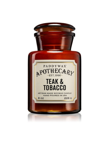 Paddywax Apothecary Teak & Tabacco ароматна свещ 226 гр.