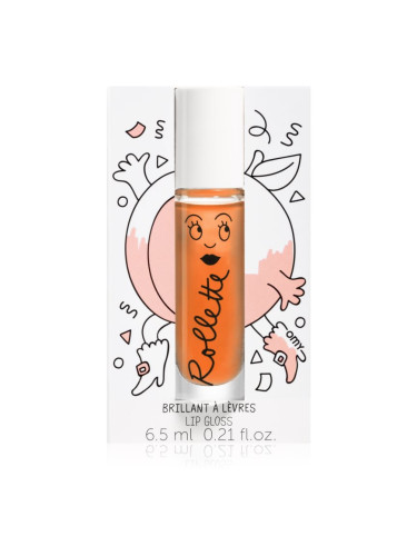 Nailmatic Kids Rollette блясък за устни за деца цвят Peach 6,5 мл.