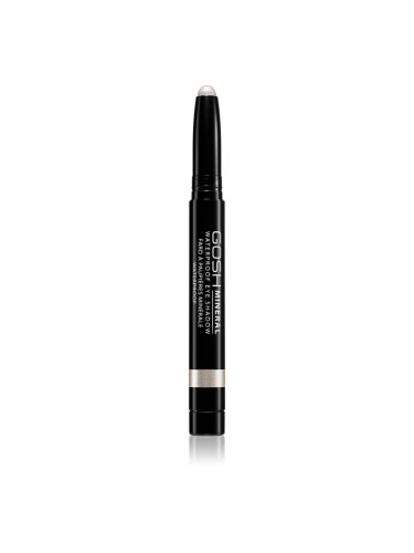 GOSH COPENHAGEN Mineral Waterproof дълготрайни сенки за очи в молив водоустойчиви цвят 001 Pearly White 1.4 гр.