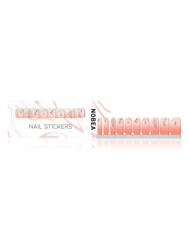 NOBEA Accessories Nail File Стикери за нокти Red coral 1 бр.
