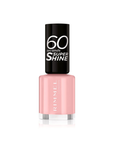 Rimmel 60 Seconds Super Shine лак за нокти цвят 262 Ring A Ring O´Roses 8 мл.