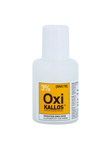 Kallos Oxi кремообразна активираща емулсия 3% за професионална употреба 60 мл.