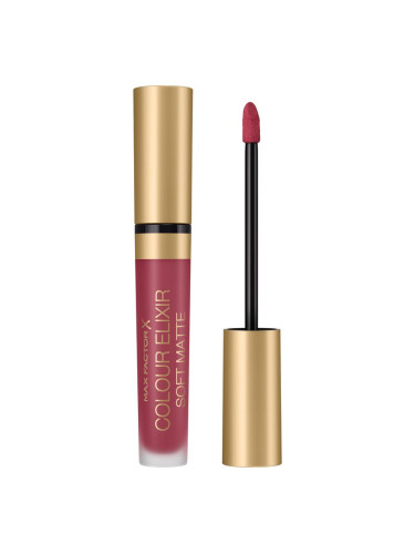 Max Factor Colour Elixir Soft Matte дълготрайно течно червило цвят 035 Faded Red 4 мл.