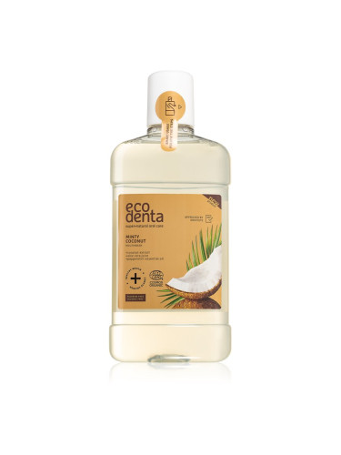 Ecodenta Cosmos Organic Minty Coconut вода за уста вкус Coconut, Aloe Vera, Pepermint 500 мл.