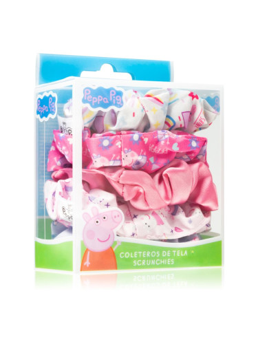 Peppa Pig Scrunchies ластици за коса за деца 5 бр.