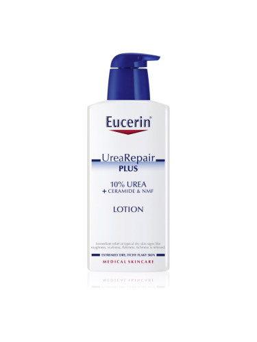 Eucerin UreaRepair PLUS тоалетно мляко за тяло за суха и раздразнена кожа 10% Urea 400 мл.