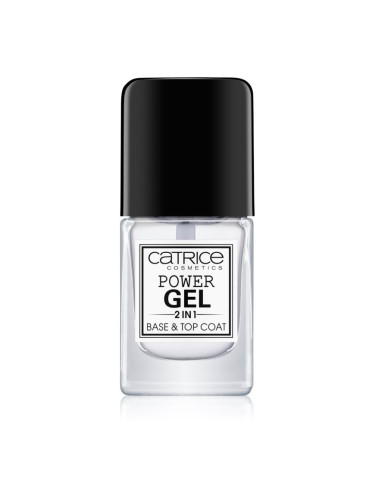 Catrice Power Gel 2 in1 базов и финален топ лак за нокти 10.5 мл.