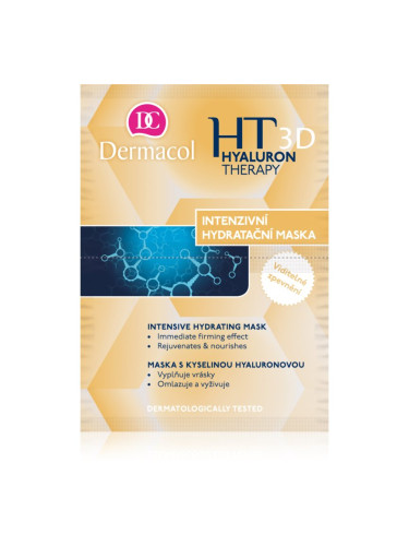 Dermacol Hyaluron Therapy 3D интензивна хидратираща маска с хиалуронова киселина 16 гр.