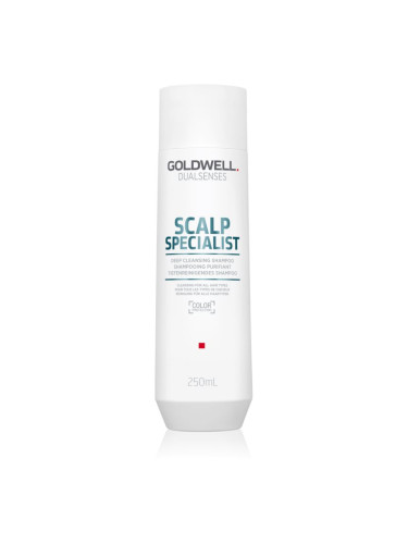 Goldwell Dualsenses Scalp Specialist дълбоко почистващ шампоан за всички видове коса 250 мл.