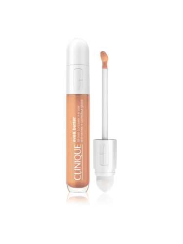 Clinique Even Better™ All Over Primer + Color Corrector покриващ коректор цвят Apricot 6 мл.