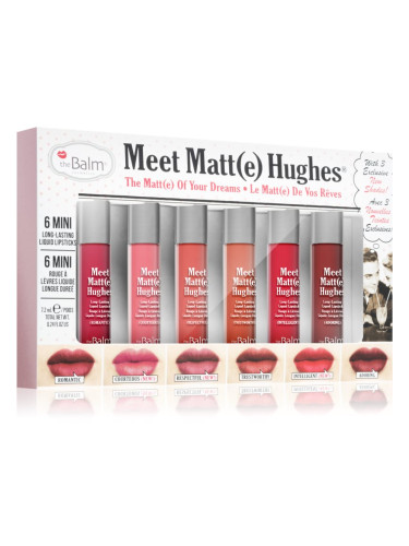 theBalm Meet Matt(e) Hughes Vol. 12 матов комплект за устни