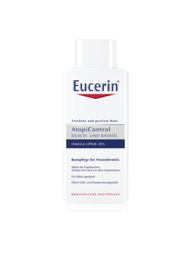 Eucerin AtopiControl масло за душ и вана за суха и сърбяща кожа 400 мл.