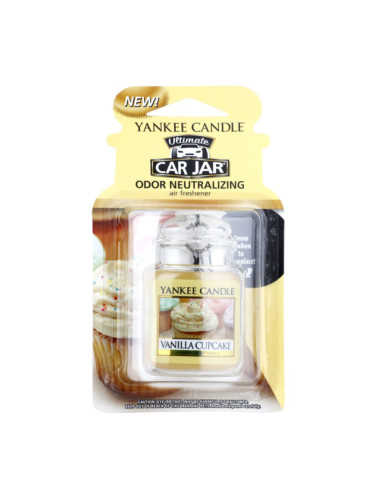 Yankee Candle Vanilla Cupcake aроматизатор за автомобил закачащ се 1 бр.