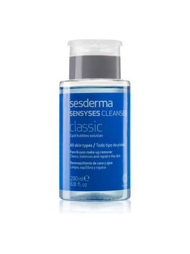 Sesderma Sensyses Cleanser Classic лосион за почистване на фон дьо тен за всички типове кожа на лицето 200 мл.