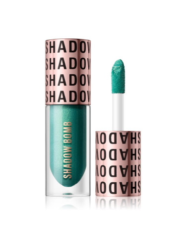 Makeup Revolution Shadow Bomb метални сенки за очи цвят Obsessed Teal 4,6 мл.