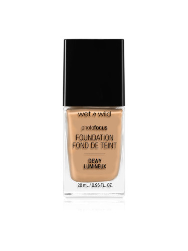 Wet n Wild PhotoFocus лек хидратиращ фон дьо тен за озаряване на лицето цвят Golden Beige 28 мл.