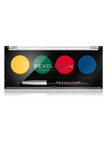 Makeup Revolution Graphic Liners очна линия с четка цвят Bright Babe 5,4 гр.