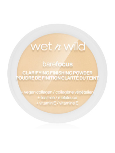 Wet n Wild Bare Focus Clarifying Finishing Powder матираща пудра цвят Fair/Light 6 гр.
