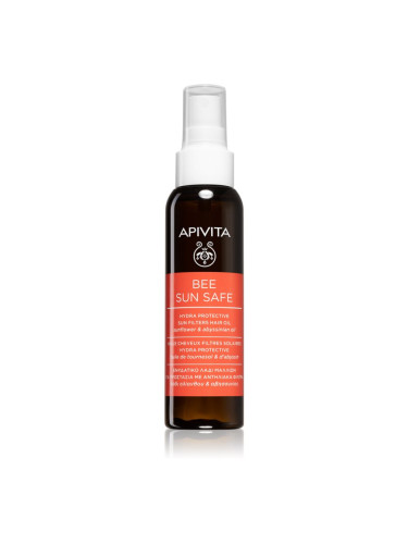 Apivita Bee Sun Safe хидратиращо олио за изтощена от слънце коса 100 мл.