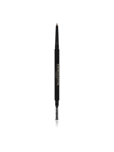 Dermacol Eyebrow Micro Styler автоматичен молив за вежди с четка цвят No.02 0,1 гр.