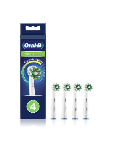 Oral B Cross Action CleanMaximiser резервни глави за четка за зъби 4 бр.