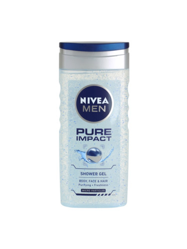 NIVEA MEN Pure Impact душ гел за мъже 250 мл.