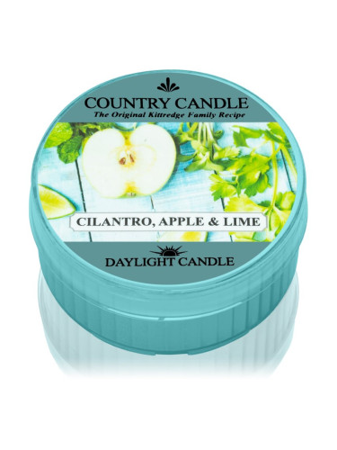 Country Candle Cilantro, Apple & Lime чаена свещ 42 гр.
